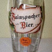 Bierglas Brauerei Hainspach