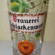 Bierglas Brauerei Schlackenwerth