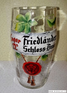 Bierglas Brauerei Friedland