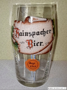 Bierglas Brauerei Hainspach